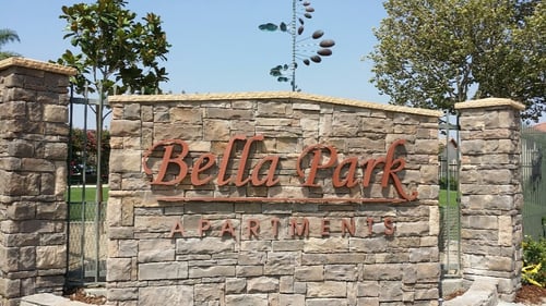Property exterior at Bella Park in Rialto, CA 92376