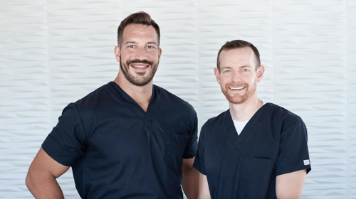 Dr. Brandon Chapek and Dr. Addison Killeen, dentists at Capital Dental