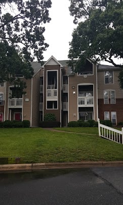 Property exterior of Wellington Farms Apartments.