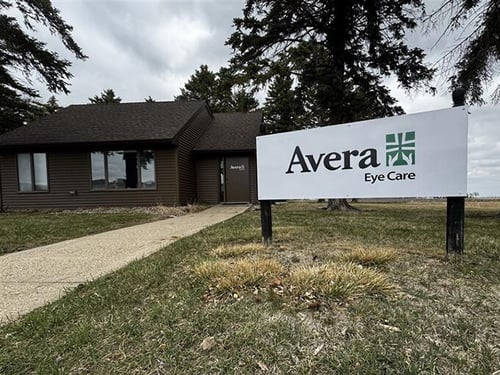 Avera Eye Care building in Tracy, MN
