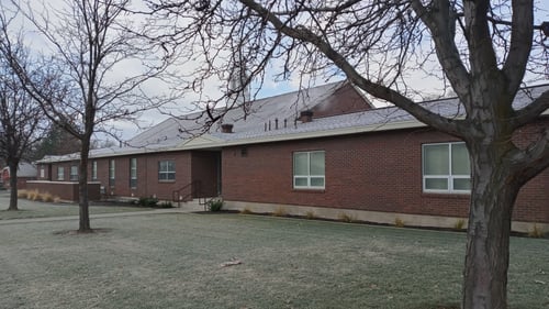 Utah Farr West Poplar Meetinghouse of the Church of Jesus Christ of Latter-day Saints.