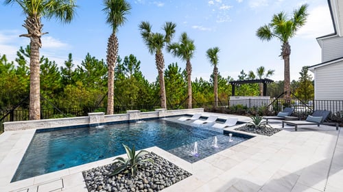 Rustic, modern setting