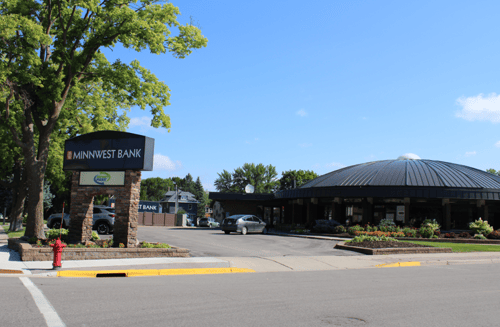 exterior photo of Waseca Minnnwest Bank branch