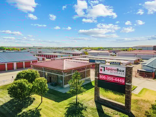 SpareBox Storage aerial glamour shot