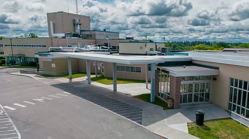 Exterior image of Rochester Regional Health Gouverneur Hospital