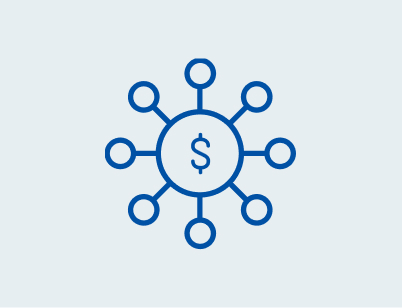 Money symbol with protruding lines icon.