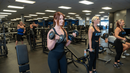 Strength training at the best gym in Brooksville, Epic Health & Fitness.