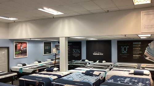 St Paul Slumberland Furniture Clearance Center Tempur-Pedic mattresses