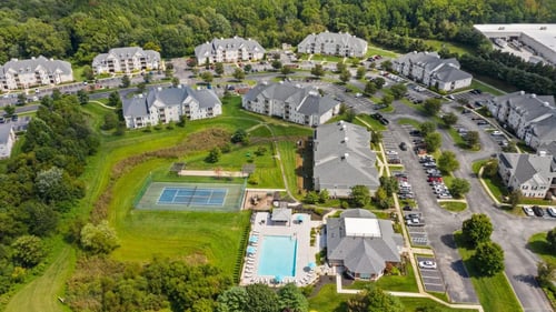 Aerial view at The Austin Apartment Homes, Deptford, NJ