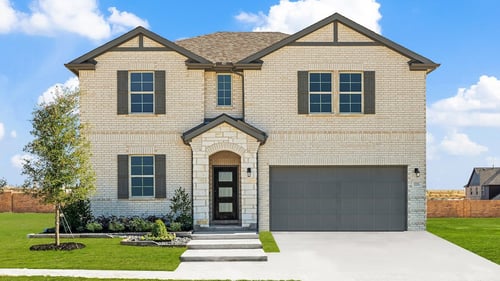 two-story new home exterior