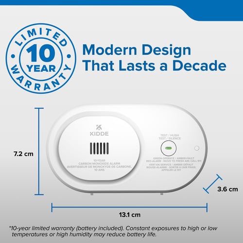 Modern Design that lasts a decade with a Limited 10 Year warranty.