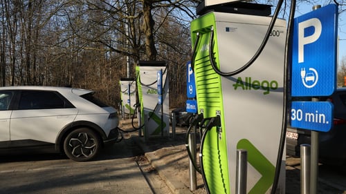EV charging station Allego Overijse