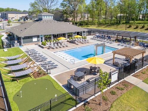 Swimming Pool at The Post Apartments in Franklin, IN 46131