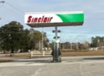 Sinclair Gas Station Fueling Island