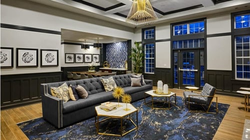 Living room at Merion Milford Apartment Homes, Milford, CT, 06460