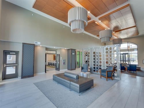 Lobby of Gabella at Parkside Apartments