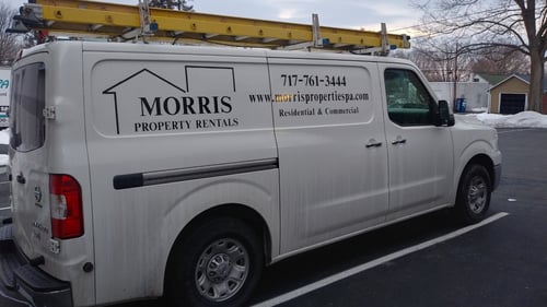 Morris Property Rentals 24 x 7 Maintenance Van