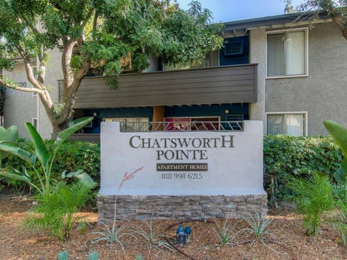 Apartment Community Entrance at Chatsworth Pointe
