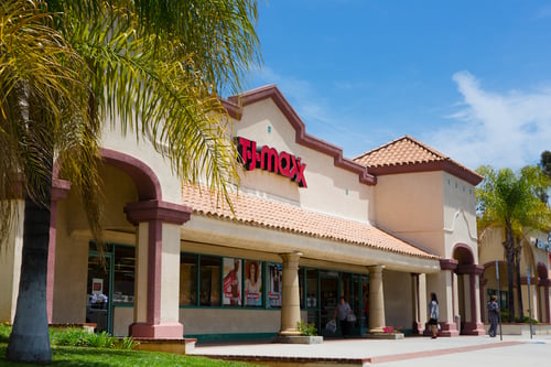 Retail space for lease in San Dimas, California, T.J. Maxx