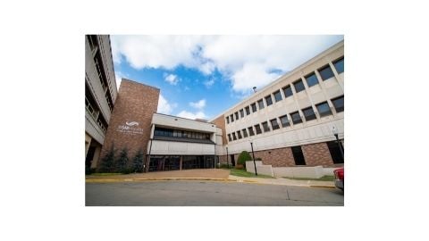 Photo of SSM Health Bone & Joint Hospital at St. Anthony facing entry door