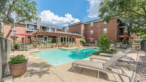 Crystal Clear Swimming Pool at The Hamptons, Texas, 75287