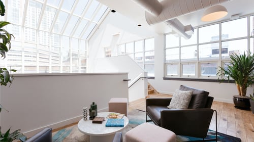 WeWork 200 Portland St - Coworking space interior view