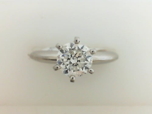 Platinum Tiffany Setting Engagement Ring Mounting
Platinum 6-prong tiffany setting semi-mount engagement ring - size 6.75