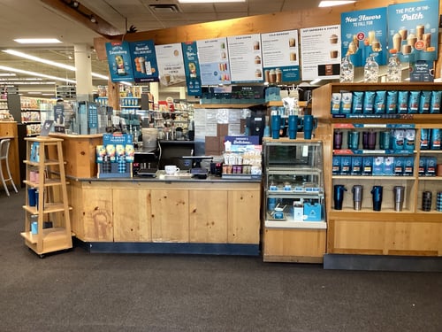 Storefront of the Caribou Coffee at 5159 West 98th Street in Bloomington