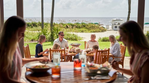 Dining at Southern Tide.