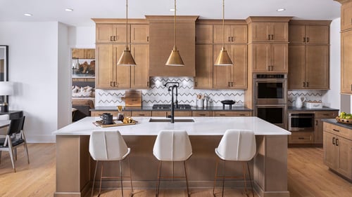Chef-style kitchens with designer appointed features