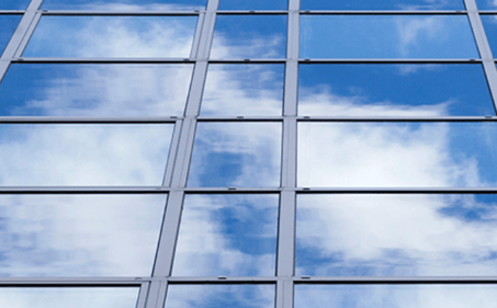 windows of a skyscraper