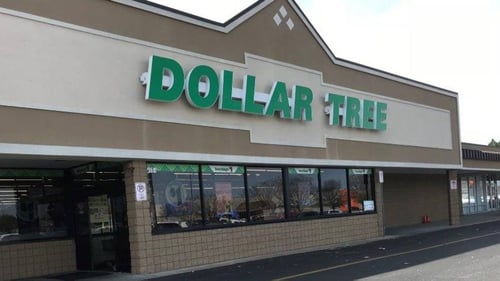Front entrance of Dollar Tree