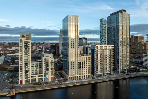 Cityscape view at Lighthaus Liverpool in Liverpool, L3 1EW, UK