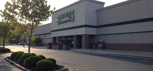 The front entrance of Sportsman's Warehouse in Columbia