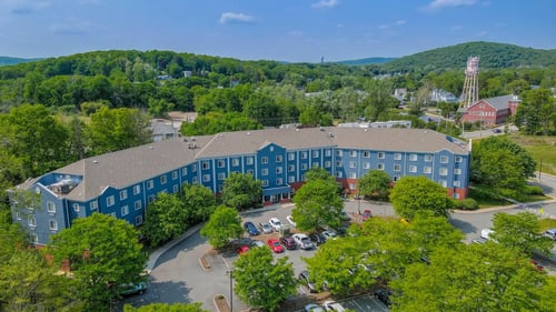 senior apartment community at Centennial Court, Wharton, NJ,