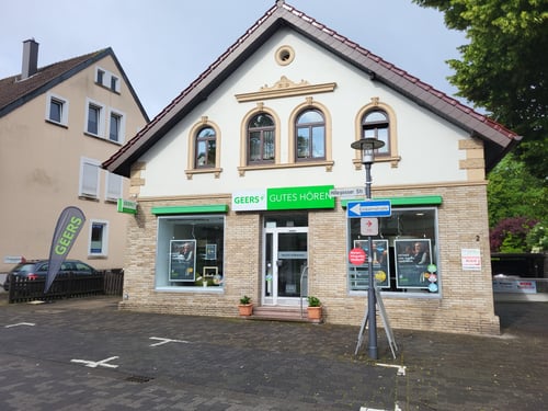 Außenaufnahme vom GEERS Fachgeschäft