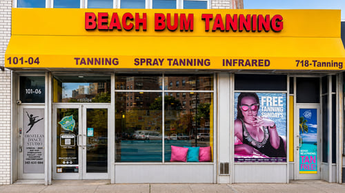 Beach Bum store front in Forest Hills, NY