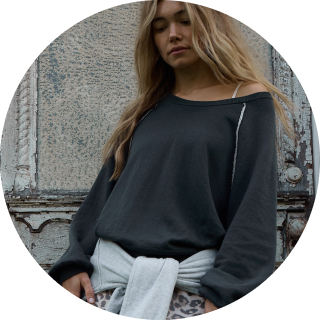 woman wearing sweater