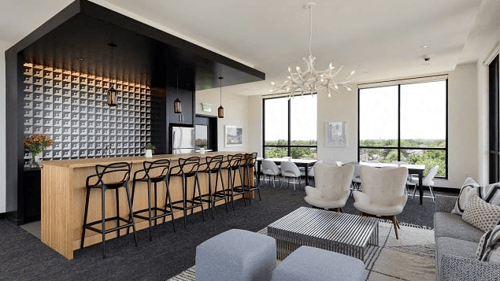 Clubhouse With Kitchen at Lyndy Apartments, Minneapolis, MN