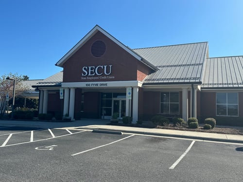 Outside view of SECU branch.