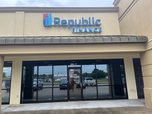 S. Lewis Street, LA Republic Finance Branch