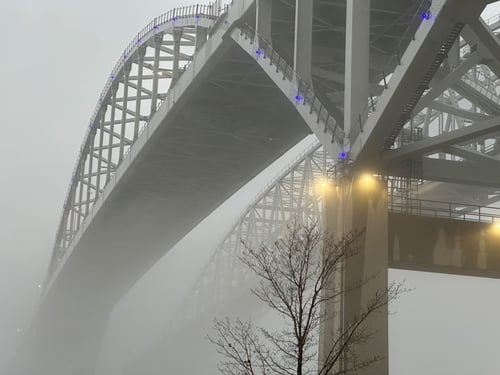 Bluewater bridge in Sarnia