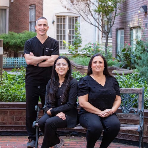 Dr. Orbach and orthodontic team members at Orbach Orthodontics Washington DC office