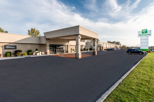 Front of Hotel on a beautiful upstate day