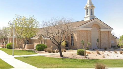 The Church of Jesus Christ of Latter-day Saints building in Washington, Utah, at 1950 N Coral Canyon Blvd.