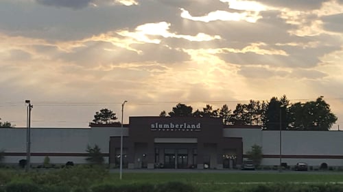 Slumberland Furniture Store in Amery,  WI - Storefront street view