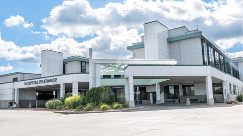 Exterior image of Rochester Regional Health Unity Hospital