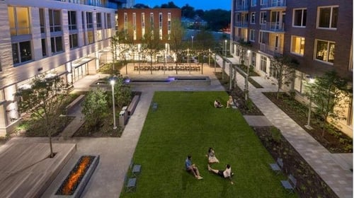 Luxurious Landscaping at The Pearl Apartment Community