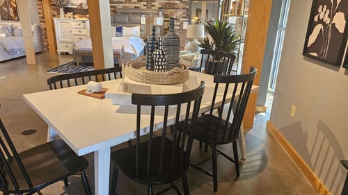 Woodbury Slumberland Furniture dining room table