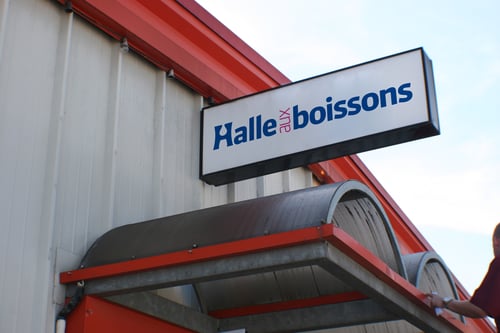 Enseigne Halle aux Boissons de Conthey